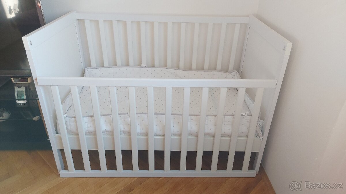 Dětská postýlka IKEA SUNDVIK bílá 60x120cm - 2