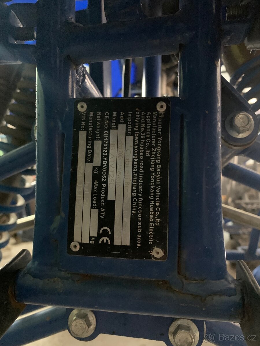 Dětská ATV 125 - 2