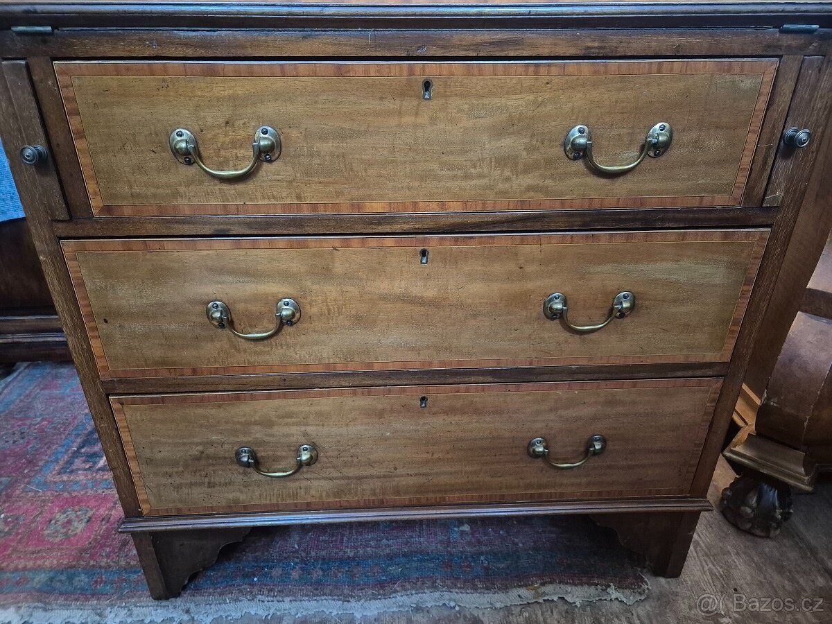 Starožitný psací sekretář – anglický styl - 2