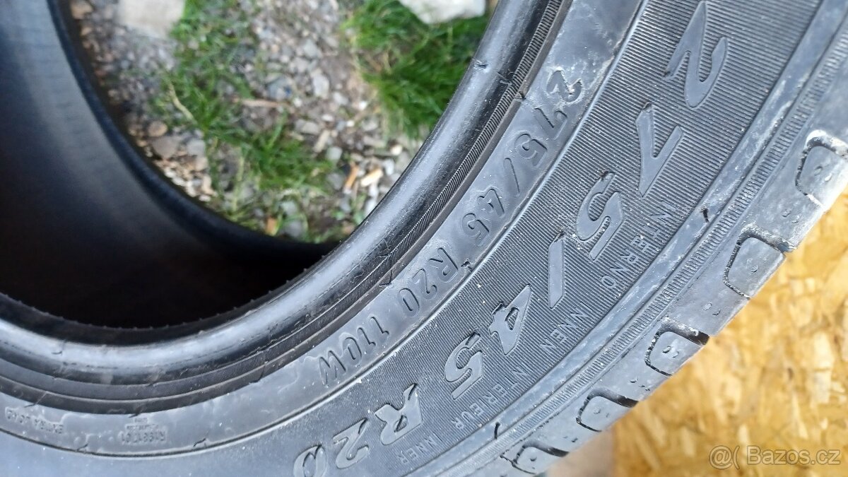 275/45/20 110w Pirelli - letní pneu 2ks - 2