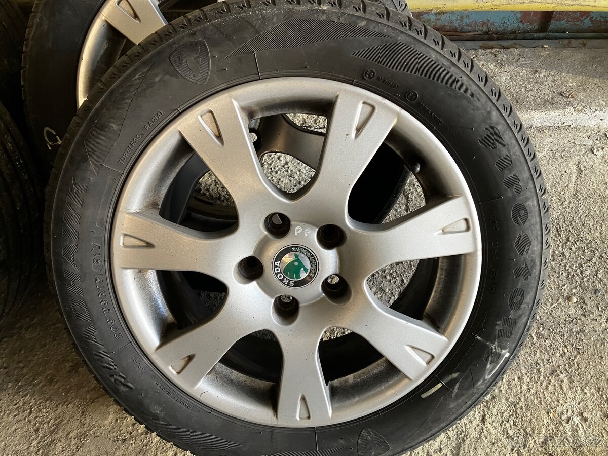 Kola 16 palců Škoda octavia - 2