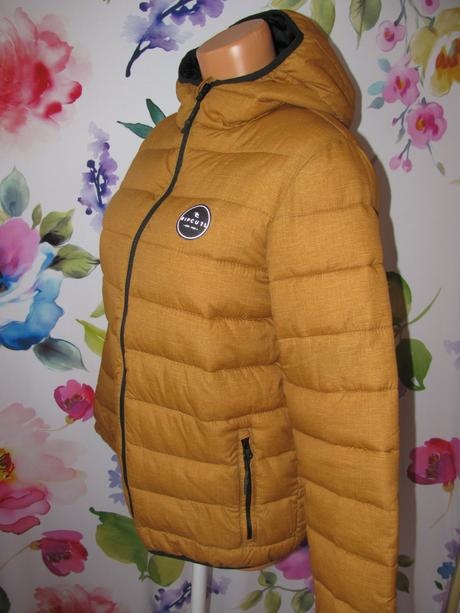 Zimní hořčicová bunda s kapucí RIP CURL unisex vel.164 - 2