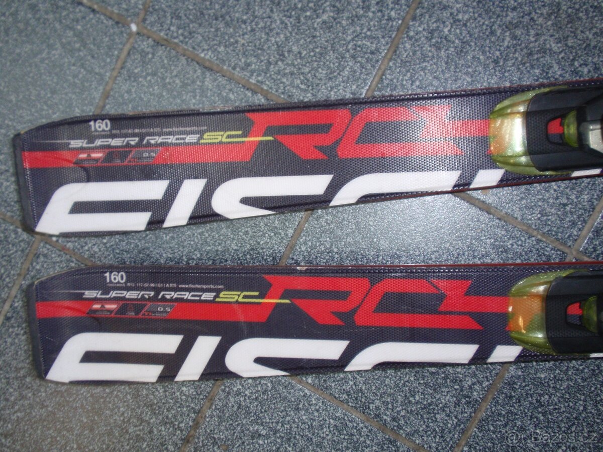 NASERVISOVANÉ 160 CM LYŽE CARVY FISCHER RC4 SUPER RACE - 2
