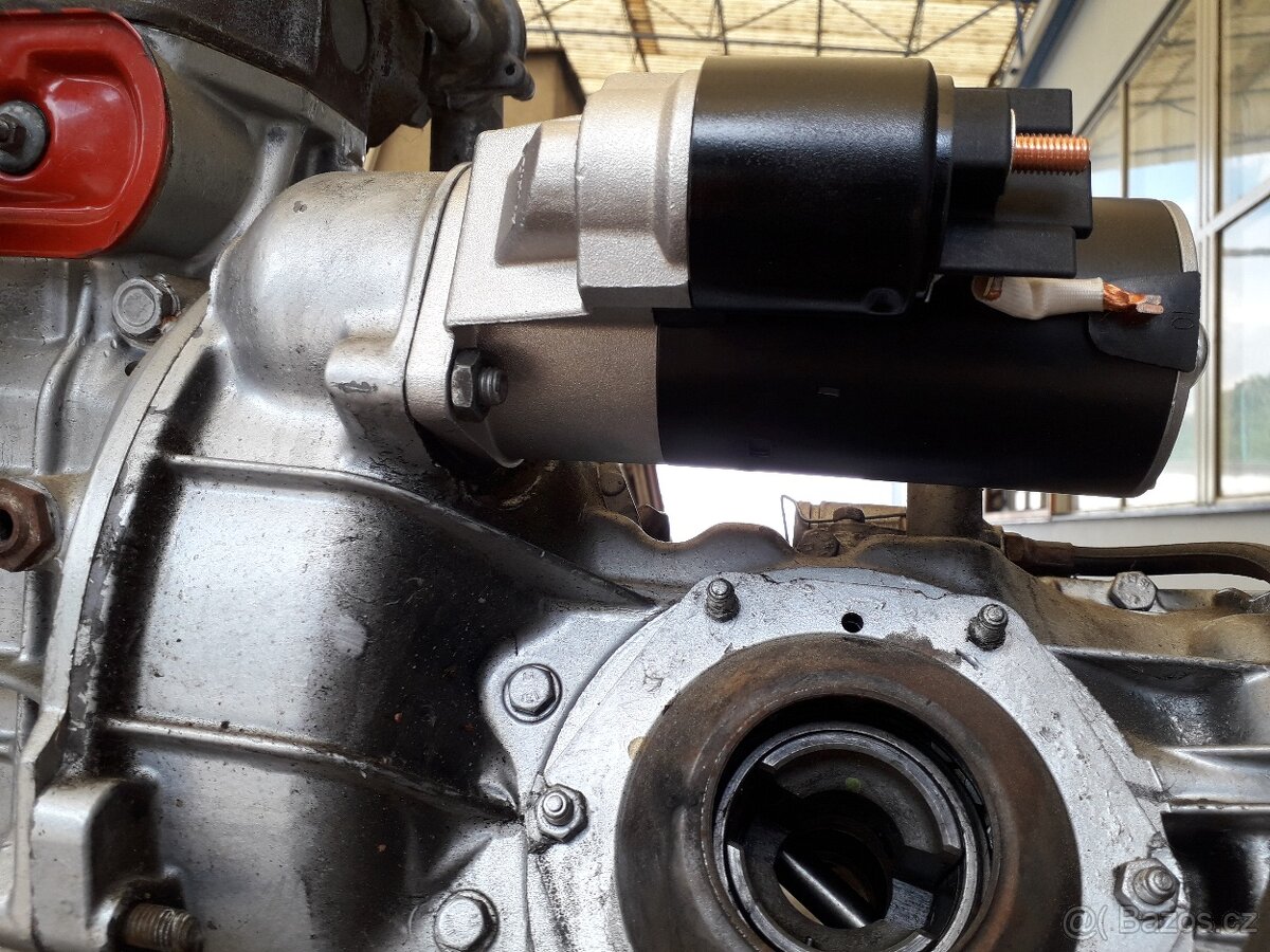 Zástavba starteru s planetovým převodem do agregátu Š120 - 2