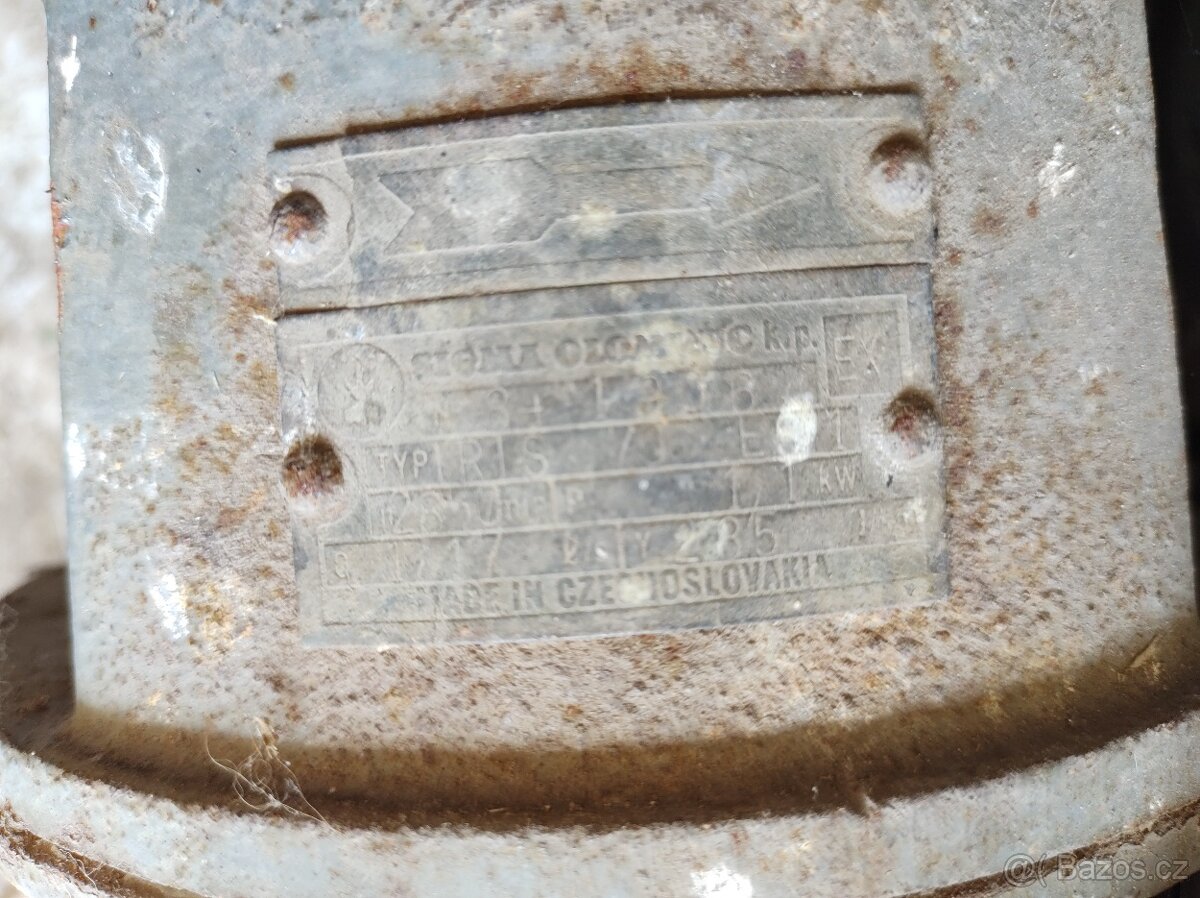 Elektromotor Sigma Olomouc 1kW - 2