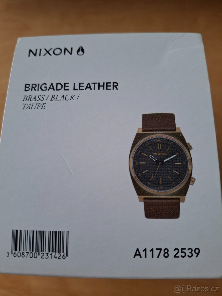 hodinky Nixon Brigade Leather WOLF PACK - 2