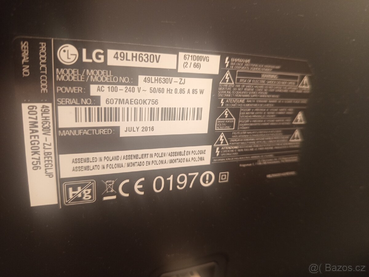 TV - LG Smart - 49LH630V - 2