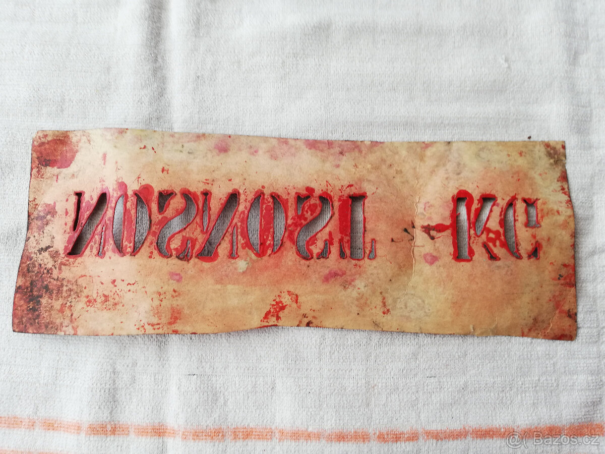 Prodám tabulku NOSNOST KG - 2