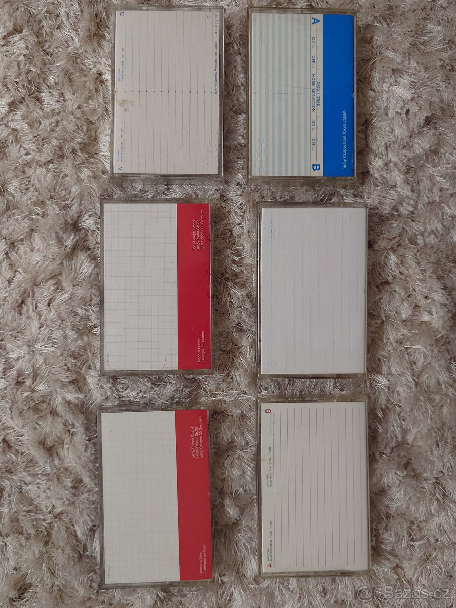 Audio kazety Sony HF, EF. - 2