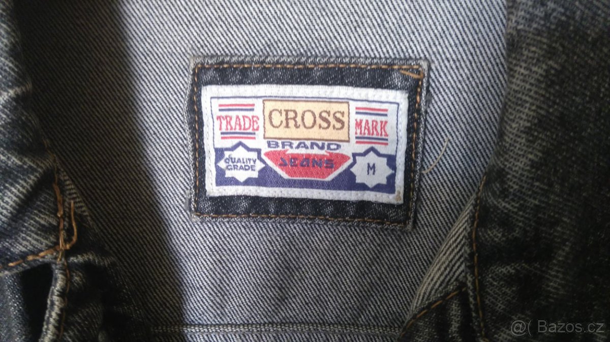 DŽÍNOVÁ BUNDA ČERNÁ - 2