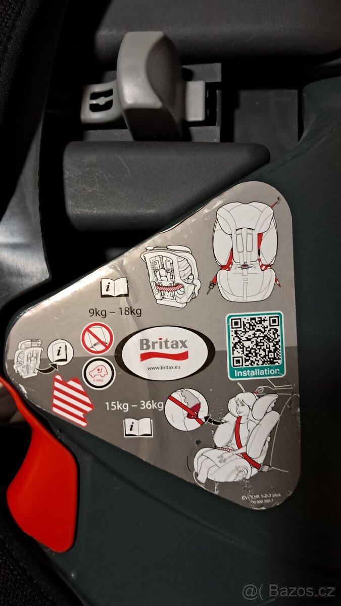Autosedačka Britax 9-36kg - 2
