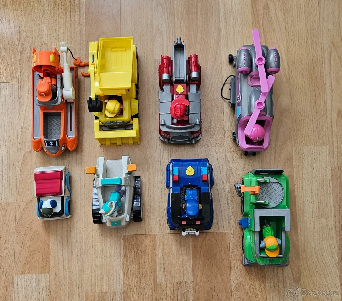 Tlapková patrola - sada aut vč. postaviček - 2