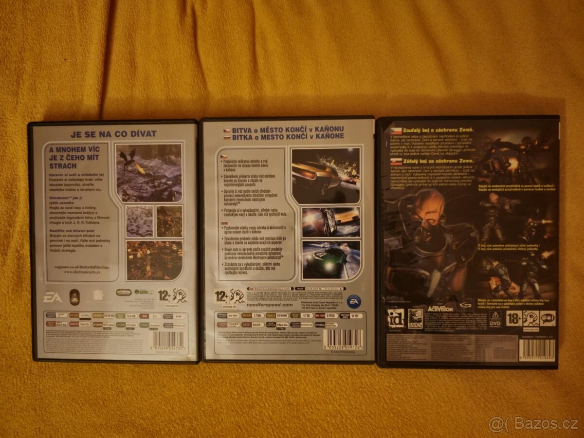 PC hry, Pán prstenů 2, Carbon, Quake 4, nové a v češtině - 2