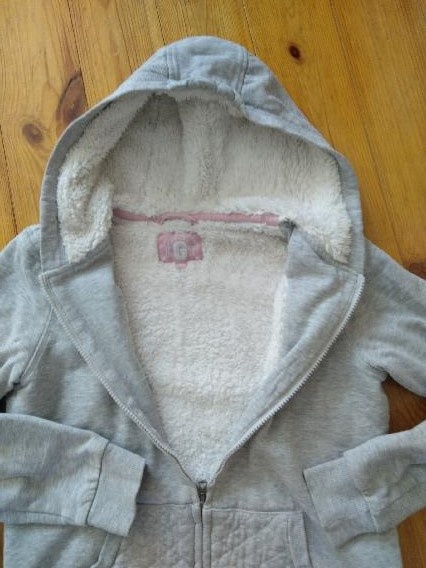 TEPLÁ DÍVČÍ MIKINA, VEL.158/164 - 2