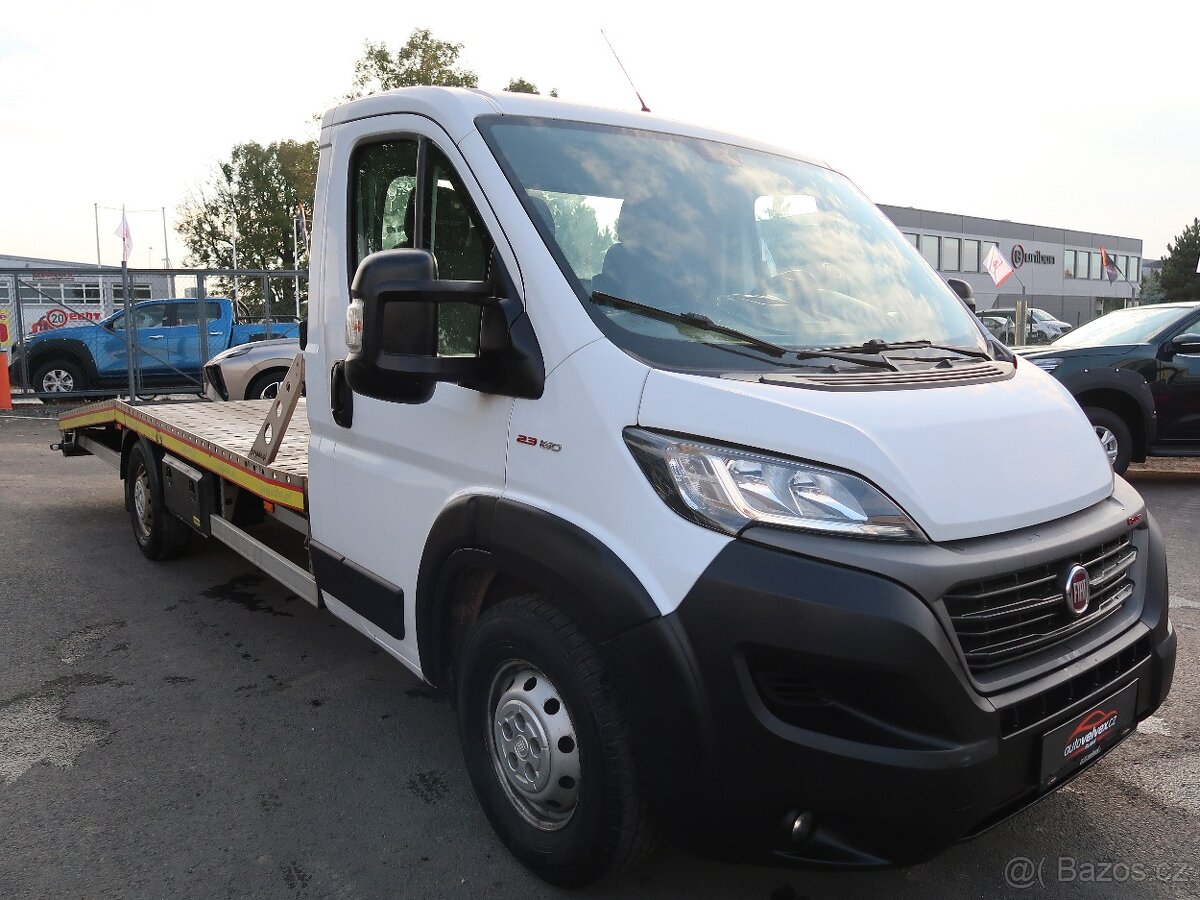 Fiat Ducato 2.3MTJ,118kW,NovéČR,serv.kn.,odtahový vůz