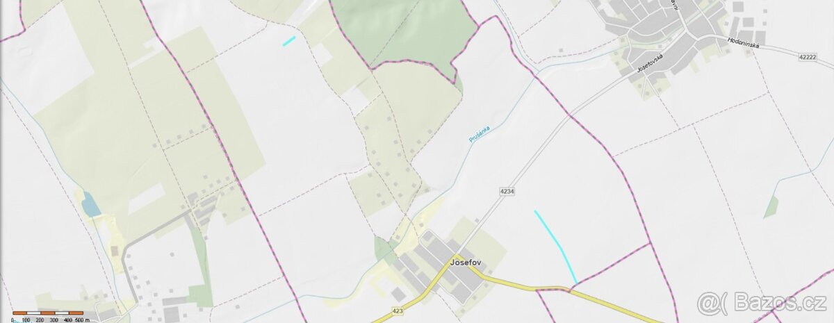 Prodej pozemků v kú Josefov u Hodonína - 2