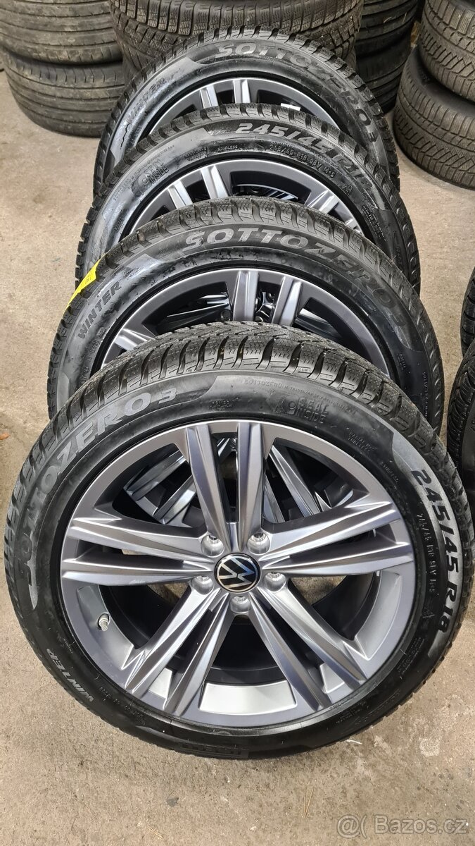 ALU KOLA R18- 5x112 zimní originál VW ARTEON,PASSAT,SUPERB - 2