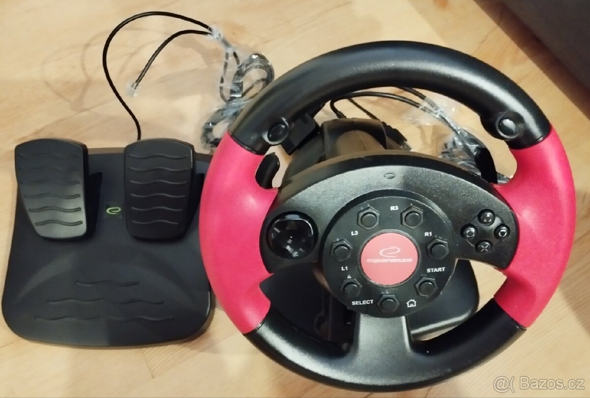 Herní volant na PC/PS2-3 - 2