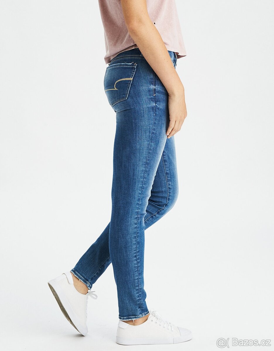 Modré rifle AMERICAN EAGLE vel. 28/34 - 2