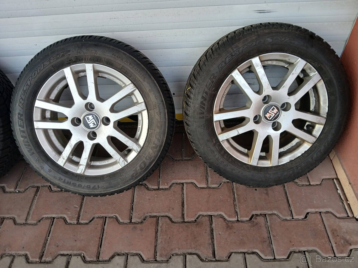 FIAT 500 MODEL 2007-2023 ZIMNÍ SADA R14" - 2