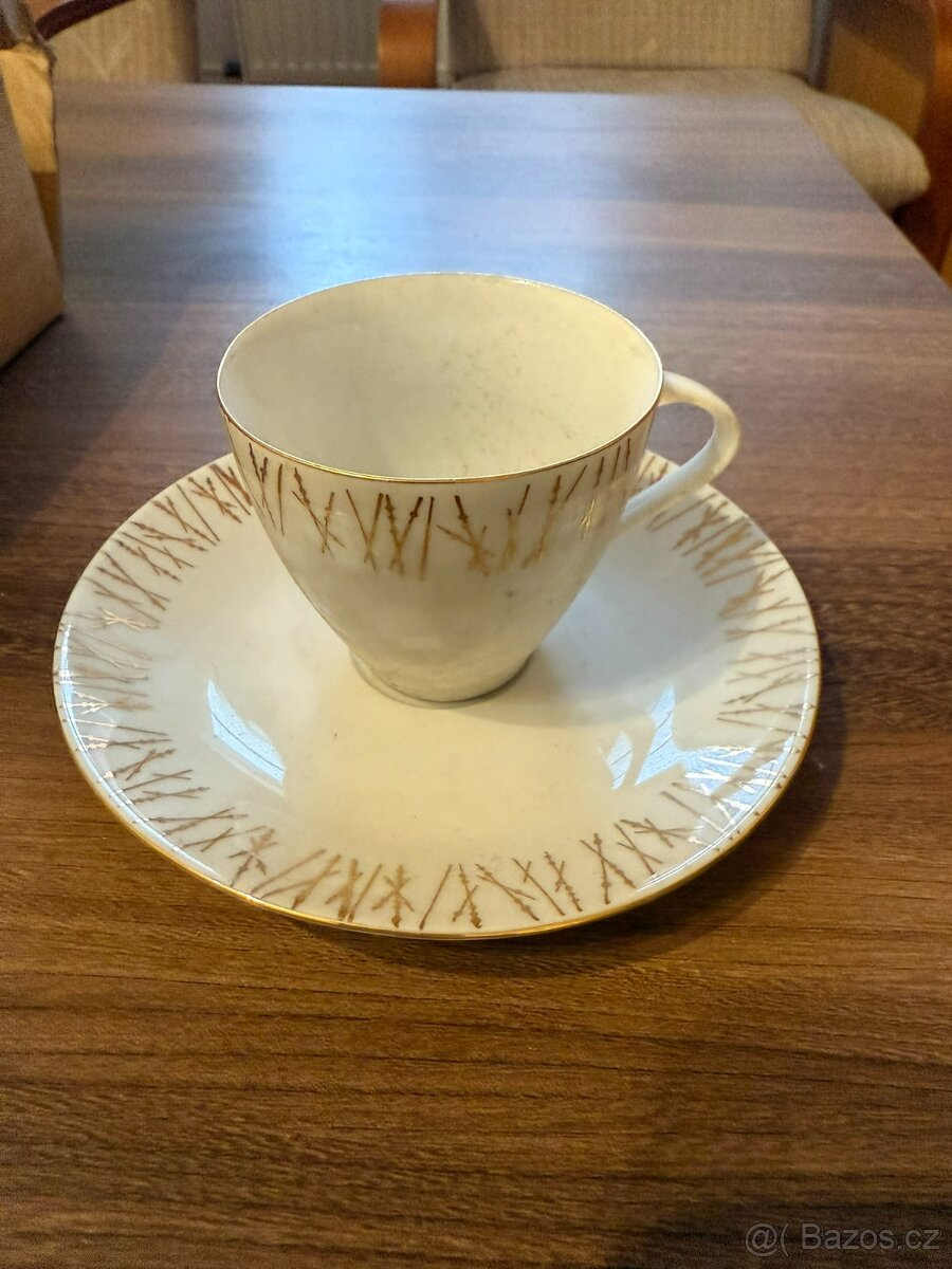 Československý porcelánový kávový servis - 2