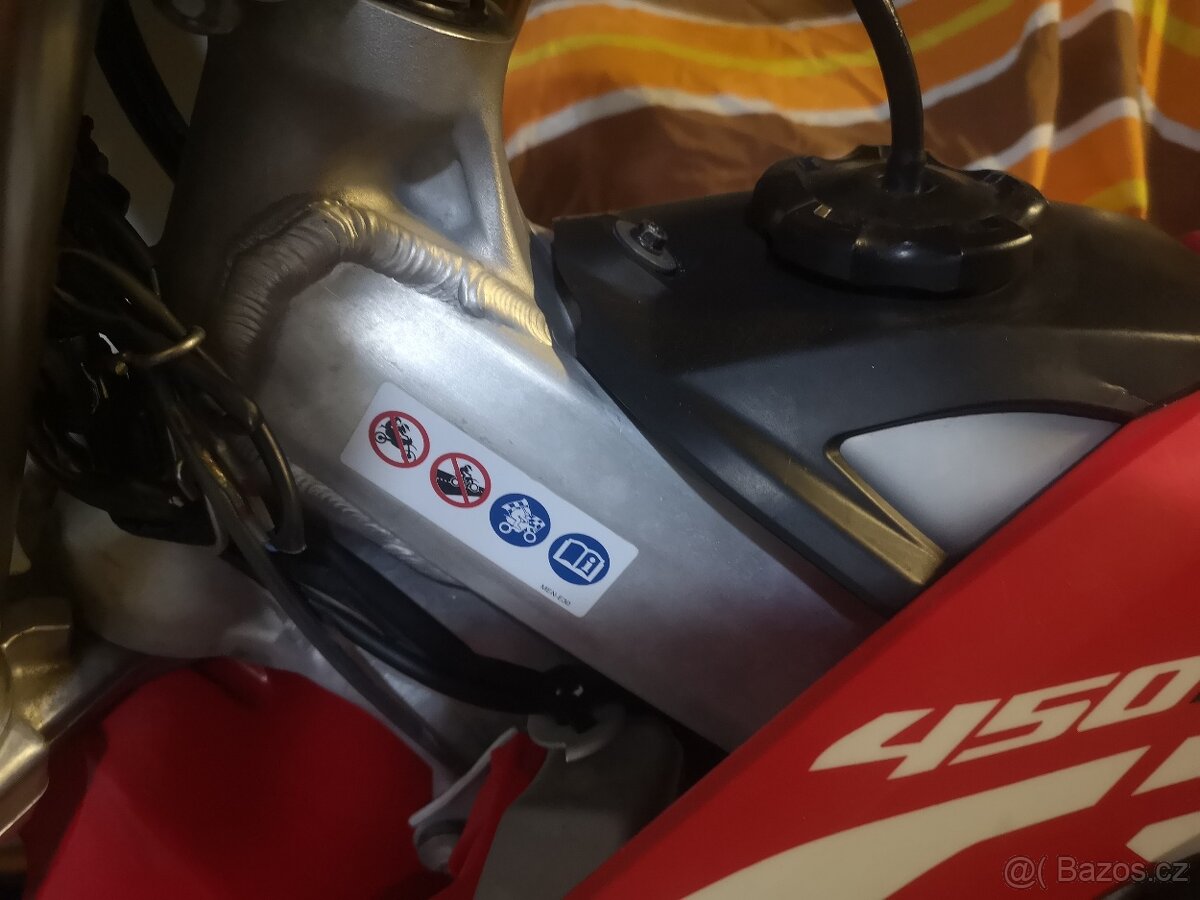 Honda CRF 450R, 2019, 65mh, startér, Magura spojka. - 2
