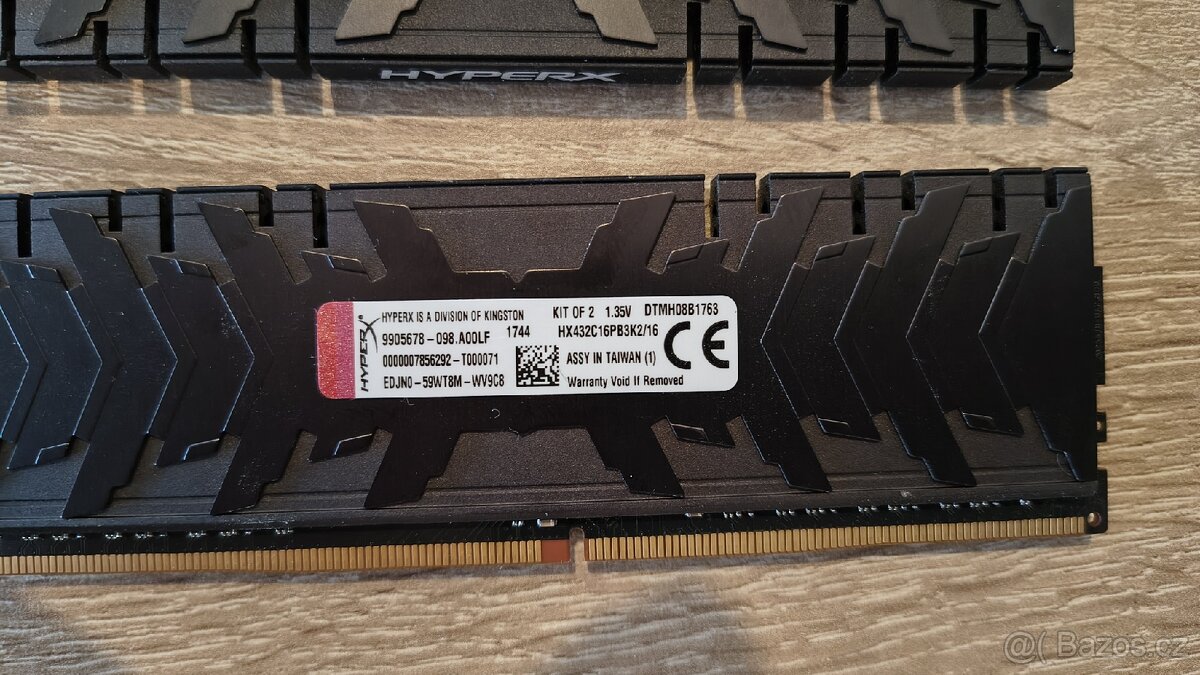 DDR4 Kingston Hyperx Predator 2x8GB, 3200 MHz CL16 - 2