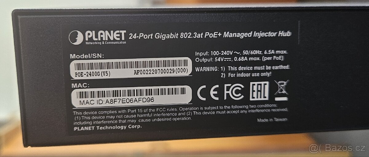 POE injektor Planet POE-2400g V5 - 2