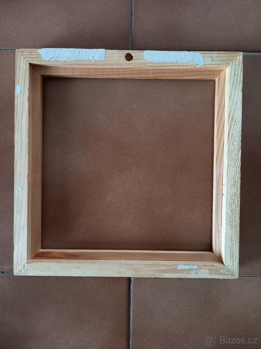 Dřevěné rámečky hranaté - 2