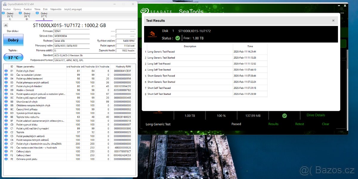 Seagate FireCuda 1TB SSHD (2.5", 7mm) – Hybridní disk - 2