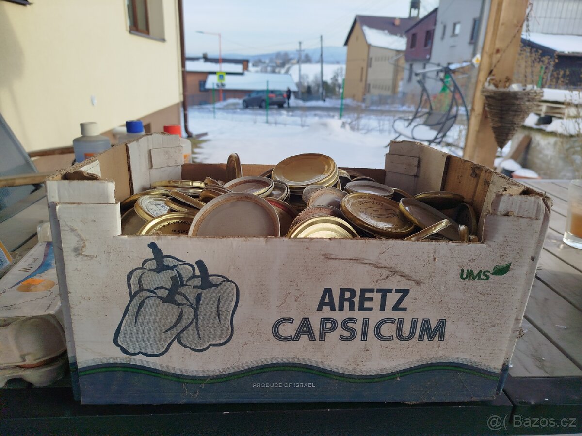 Nešroubovací víčka na zavařování. - 2