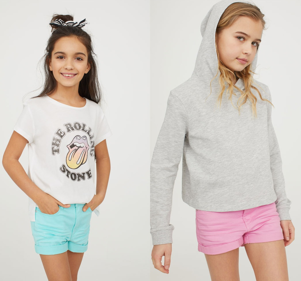 H&M Troje bavlněné šortky s elastanem vel: 164 - 2