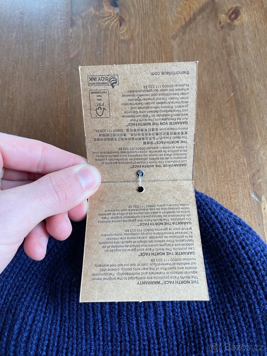 The North Face čepice - modrá - 2