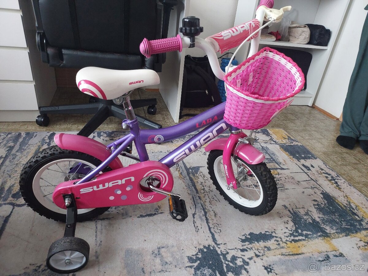 Dětské kolo 12" Lara Swan - 2
