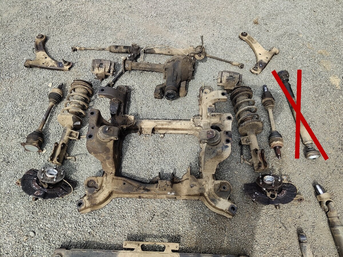 Díly podvozku Grand Vitara II - 1.9DDIS 95kw - 2