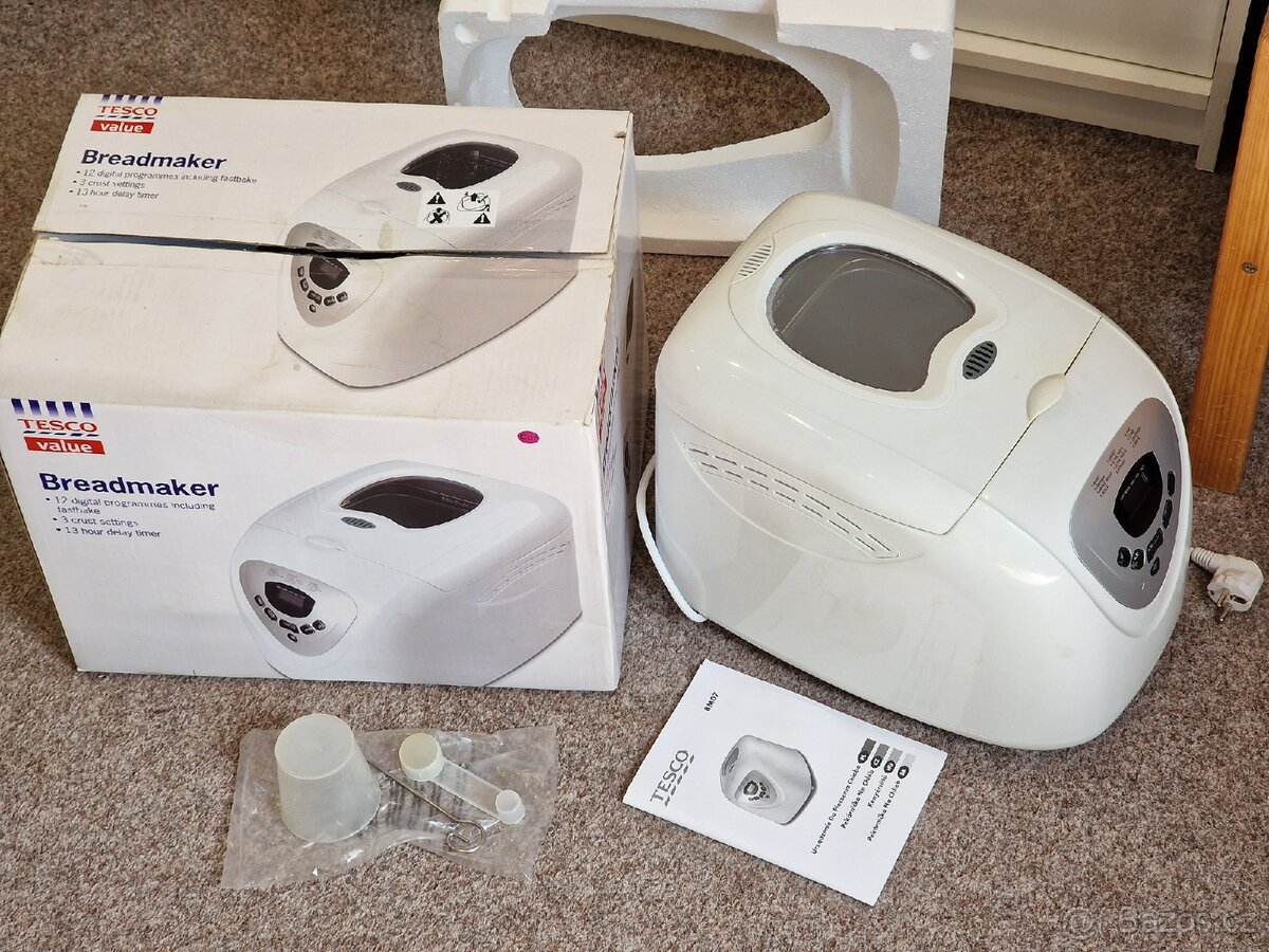 Domácí pekárna chleba. VR, Rudník, TU. Balíkovna 83Kč - 2