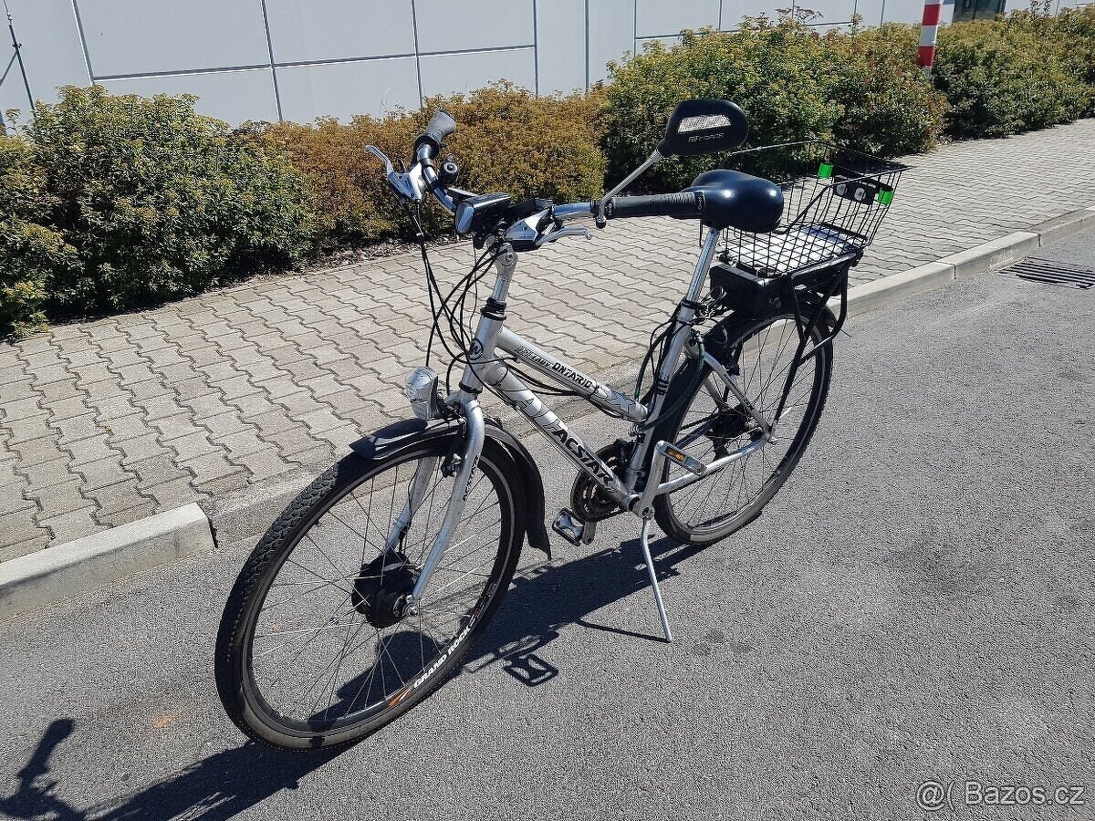 Dámské elektrokolo s košíkem na nákupy - 2