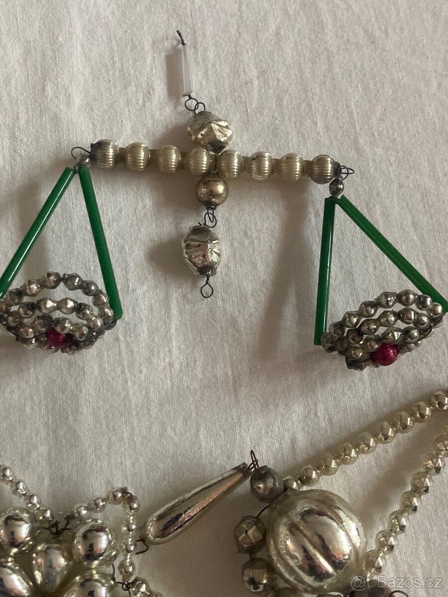 Korálkové vánoční ozdoby - 2