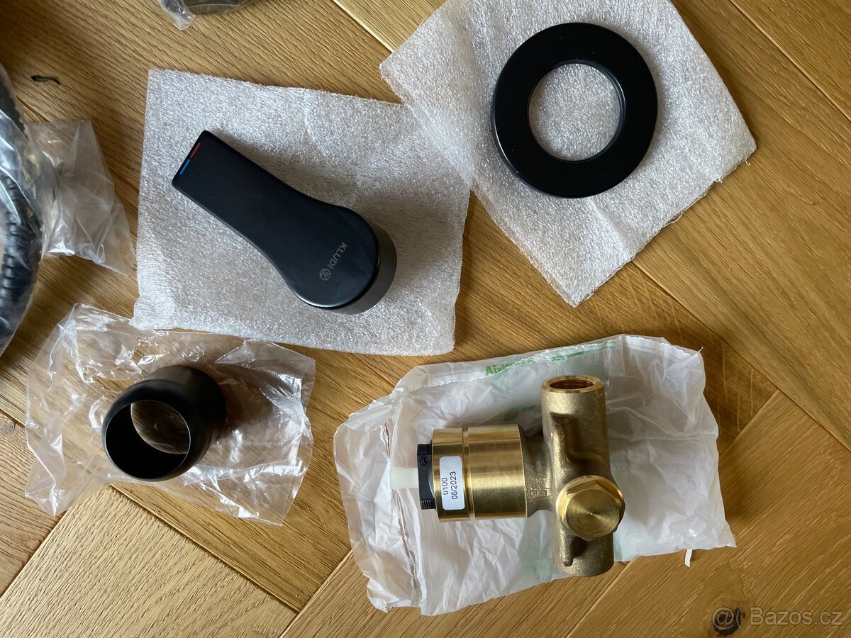 2ks bidetova baterie kludi zenta sl cerna matna - 2