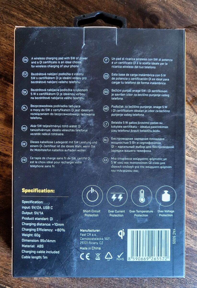 Yenkee bezdrátová nabíječka - 2