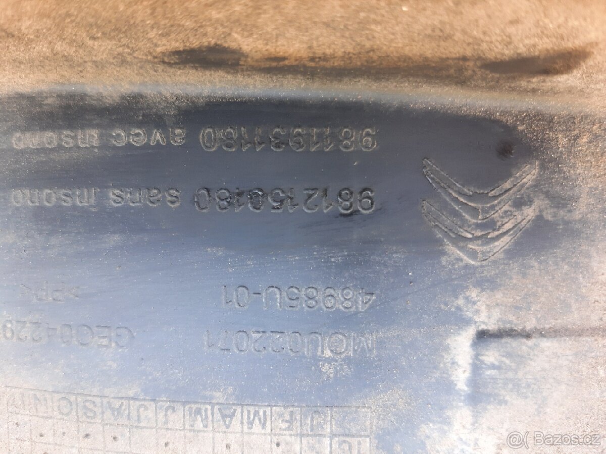 plastový podběh Citroen C3 2016-24 pravý - 2