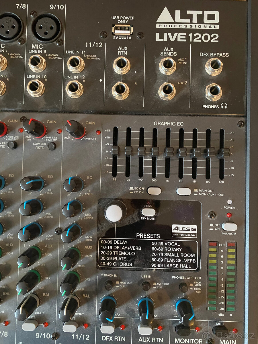 Mixážní pult Alto Live 1202 - 2