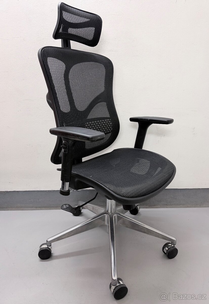 Prodám ergonomickou herní/kancelářskou židli Diablo V-Basic. - 2