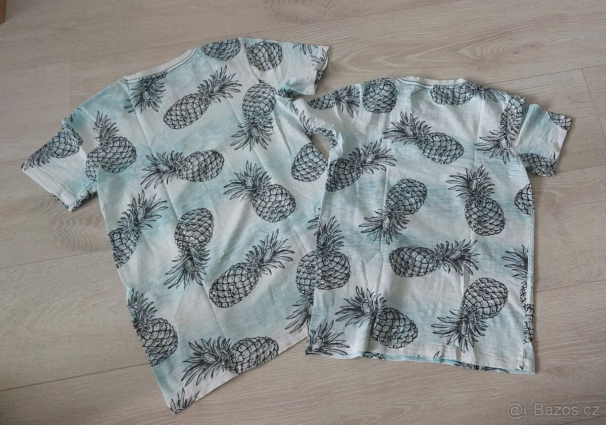 Stejná trička vel. 128 - 2