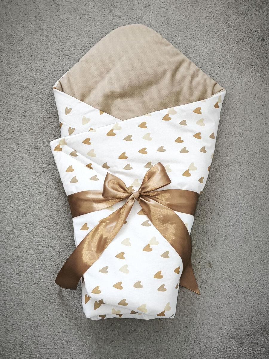 Nová rychlozavinovačka srdíčka + capuccino velvet - 2