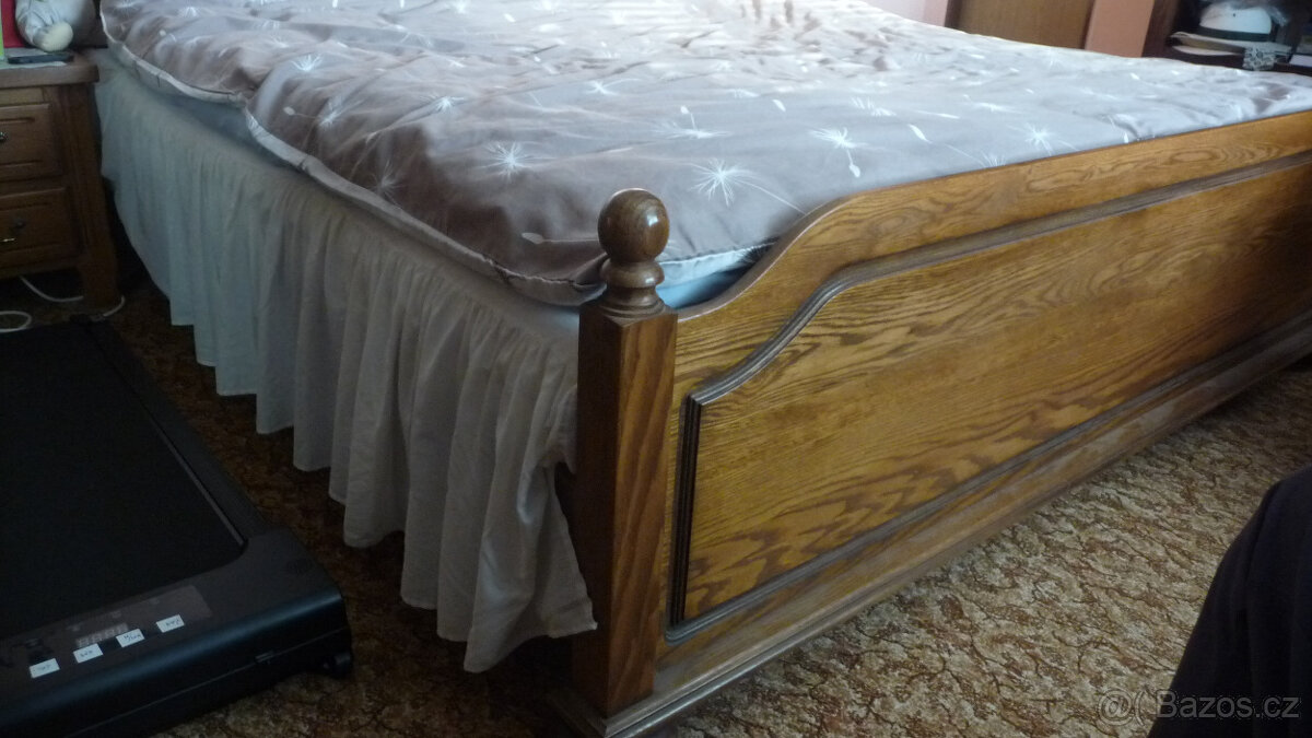 Manželská postel rustikal - 2