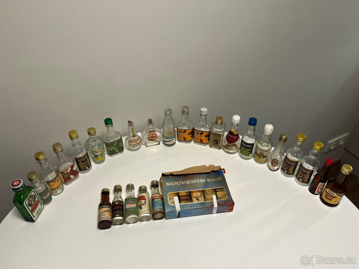 Mini lahvičky s alkoholem i bez 16 +20 - 2