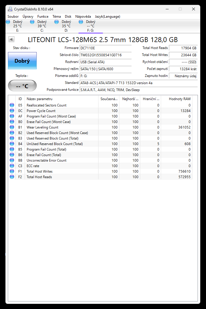 SSD Liteon 128 GB 2.5 SATA LCS-128M6S - 2
