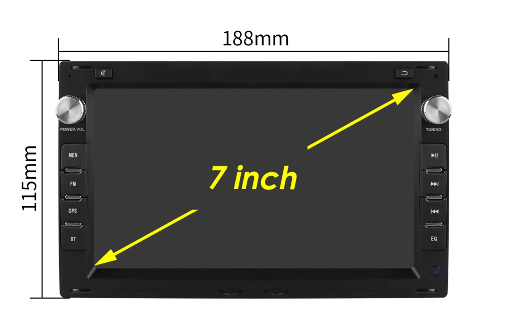NOVÉ 7" Autorádio VW ŠKODA SEAT - 2
