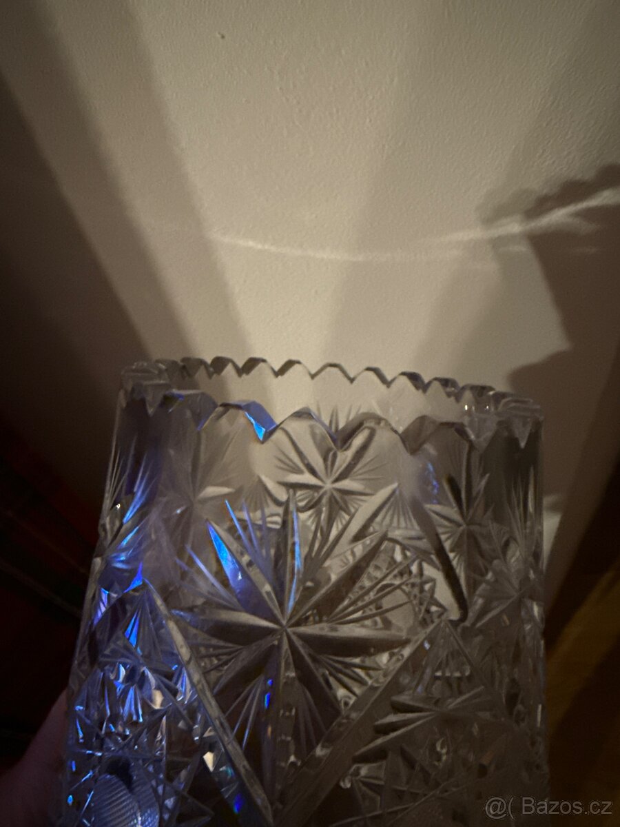 Broušená váza velká - 2